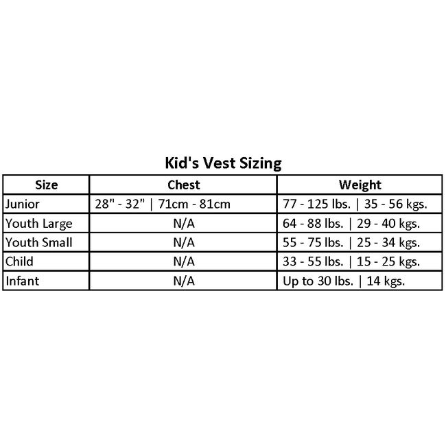Boys Youth Indy - CGA Vest - Small