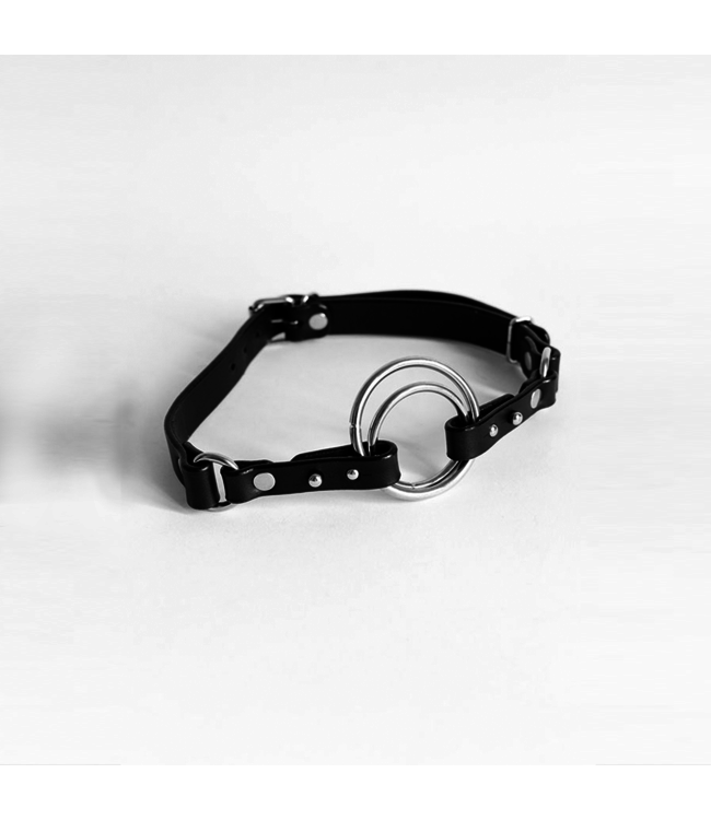Dominus Leather Gag with Rings
