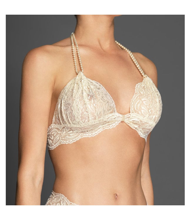 Bracli Bracli Paris Begos Pearl Bra in Ivory