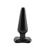 Spade Black Glass Plug