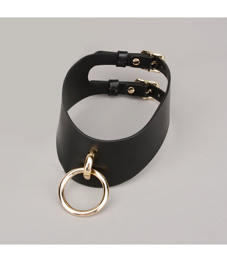 Lilith Double Buckle Leather Collar