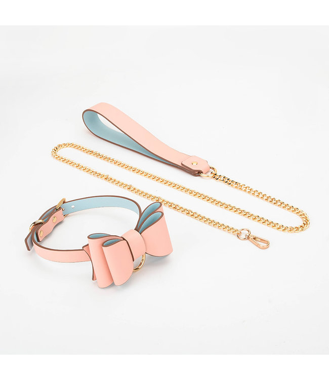 Lead Me Bow Collar & Leash Pink