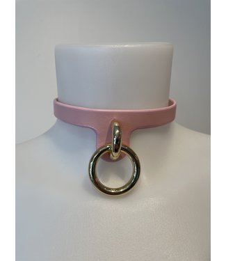 Anoeses Embla Pink Leather Collar