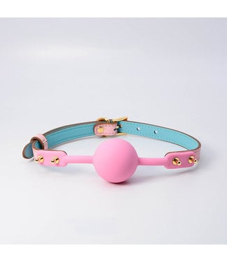 Jacksun Lilith Leather Ball Gag Pink