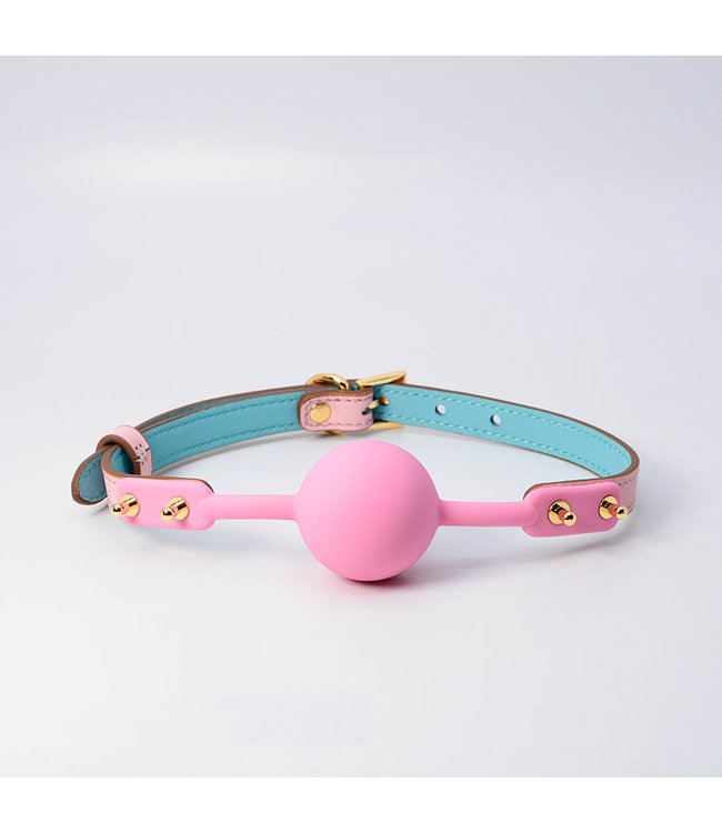 Lilith Leather Ball Gag Pink