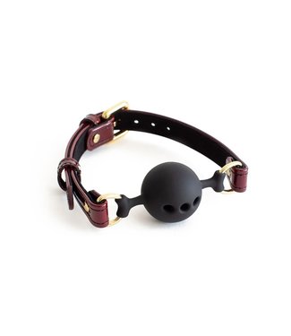 Anoeses Burgundy Estrid Breathable Ball Gag