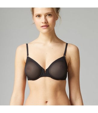 Simone Perele Simone Perele Rosalie Black Sheer Mesh Bra