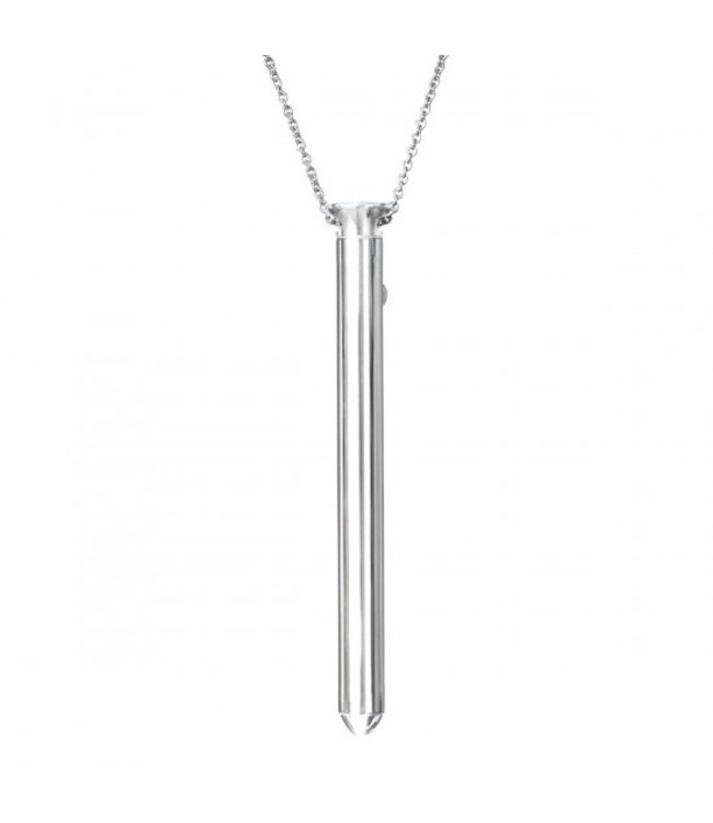 Silver Vesper Necklace Vibrator