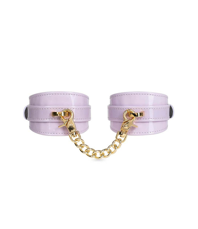 Anoeses Nellie Lilac Patent Wrist Cuffs