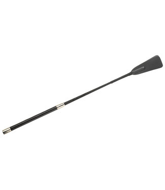 Silver & Black Riding Crop