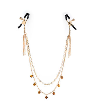 Sportsheets Amber Chain Nipple Clamps