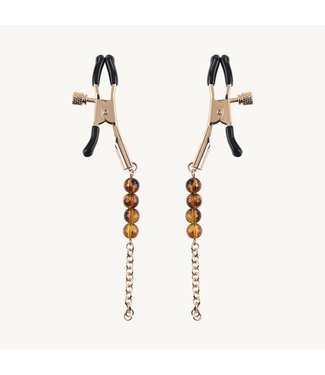 Sportsheets Amber Beaded Nipple Clamps