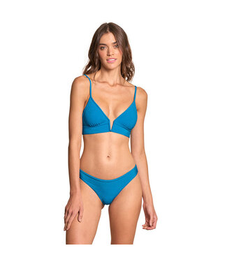 Maaji Ocean Blue Parade Reversible Triangle Bikini Top