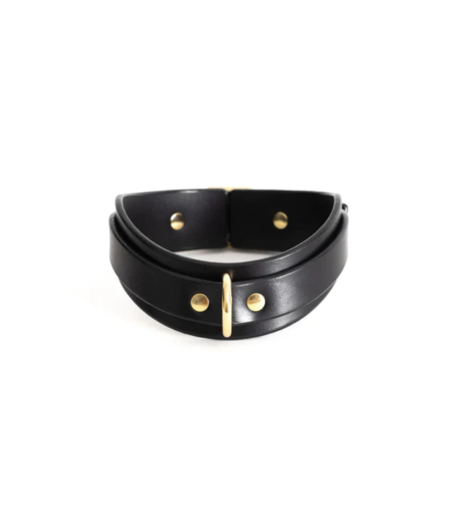 Urania Mini Collar Black & Gold
