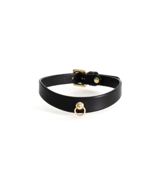 Anoeses Delia Thin Collar -Black and Gold