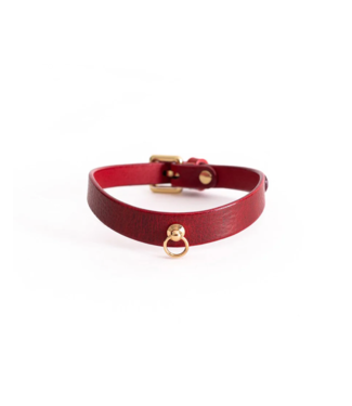 Anoeses Delia Thin Collar -Red and Gold