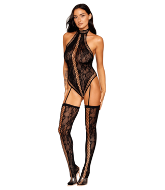 Buenos Aires Lace Teddy Bodystocking