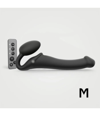 Vibrating Bendable Strap-On Medium