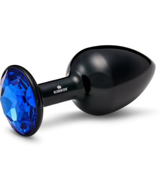 Rosebuds Rosebuds Black Aluminum Crystal Majestic Blue Medium