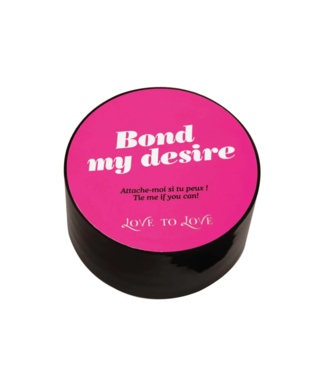 Bond My Desire Black Bondage Tape