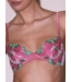 Fleur Du Mal Fleur Du Mal Strawberry Embroidery Demi Bra