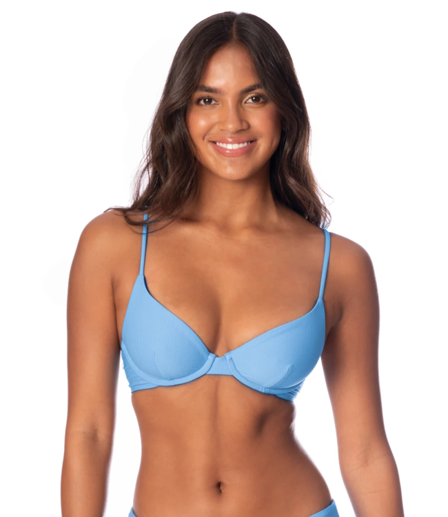 Maaji Stone Blue Bikini Top