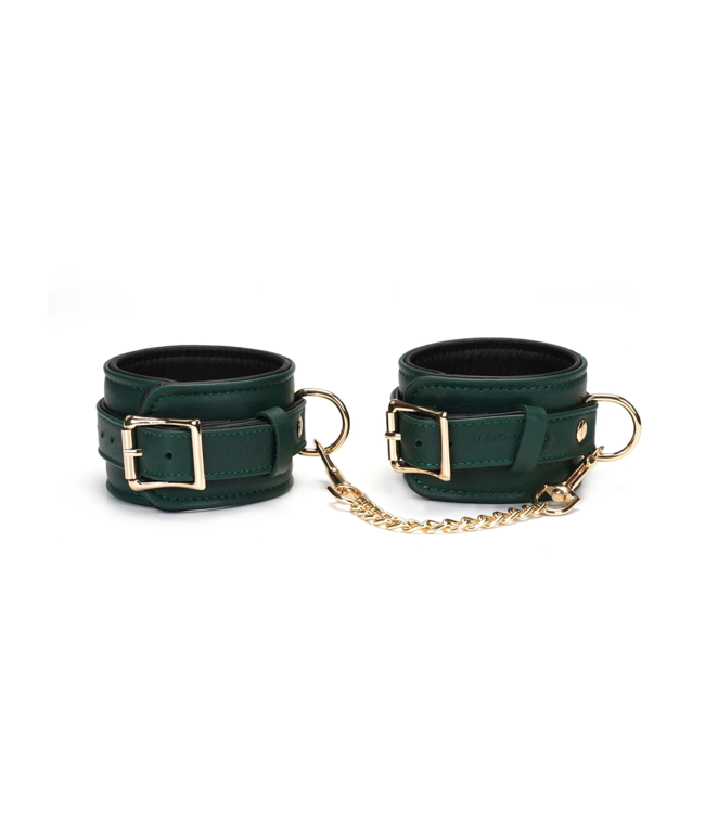 Evergreen Leather Handcuffs