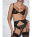 Fleur Du Mal Fleur Du Mal Lily Garterbelt Black