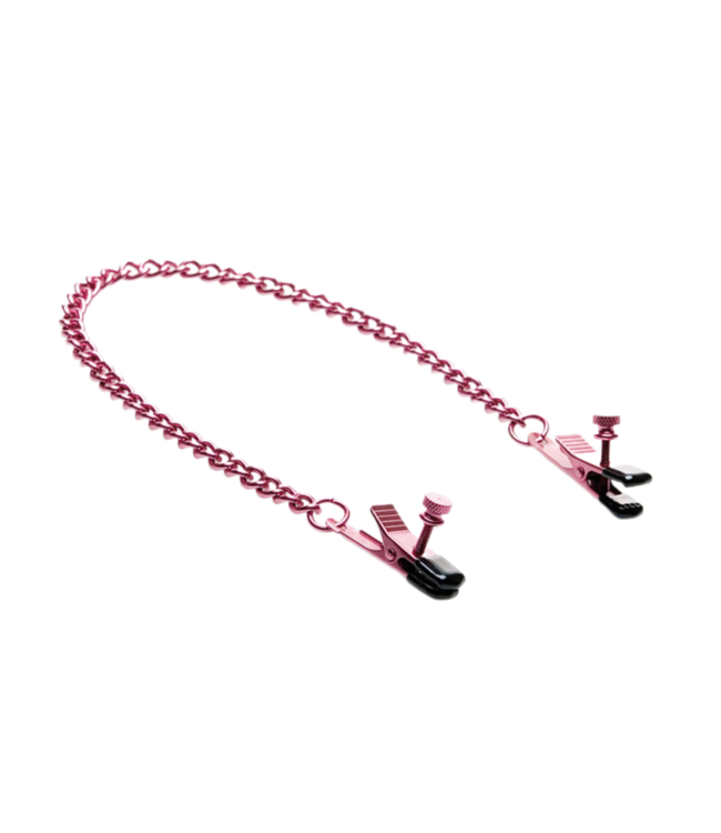 Pink Adjustable Alligator Nipple Clamps