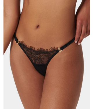 Bluebella Lingerie Camelia Thong Black