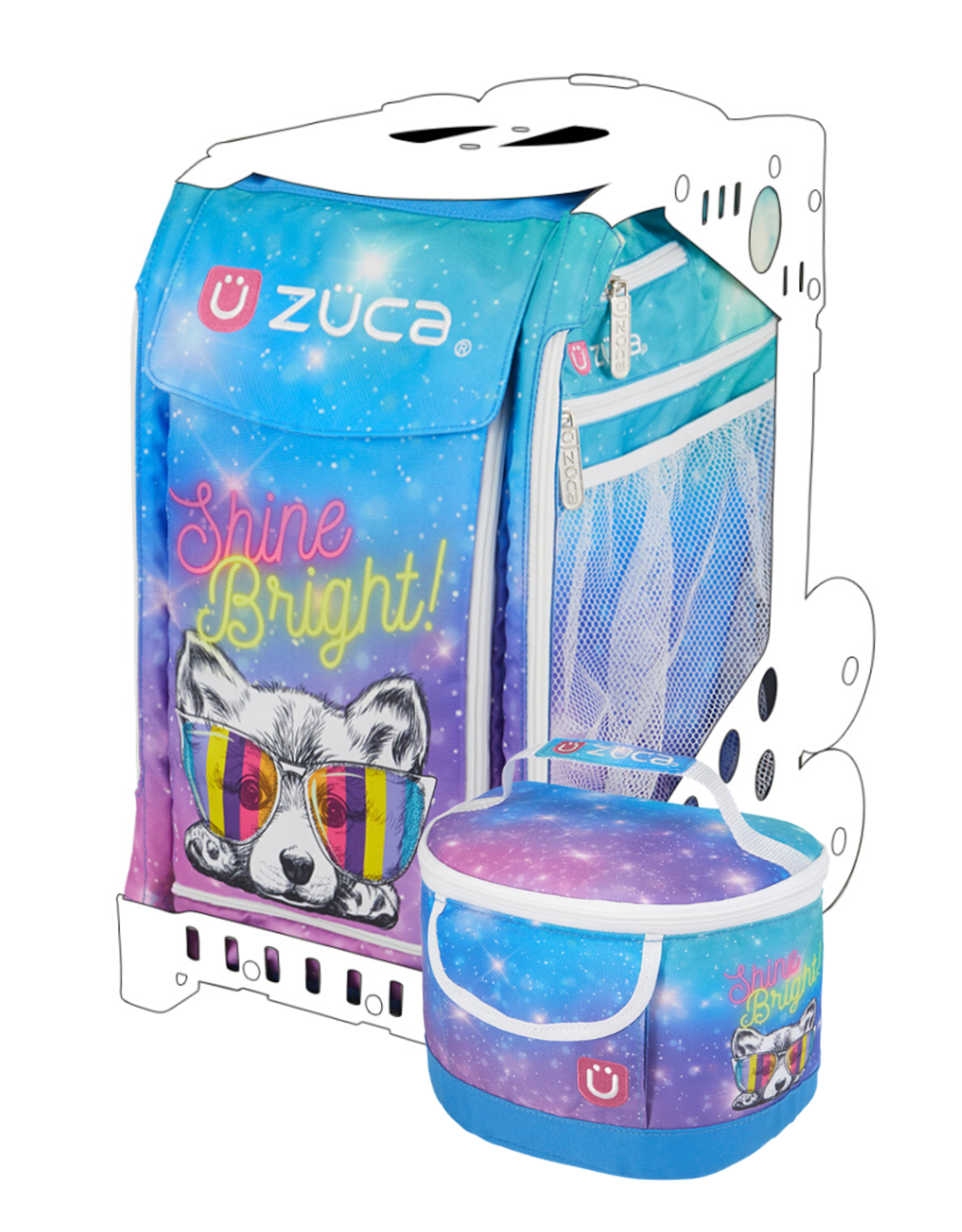 ZUCA Sac Zuca Shine Bright (avec boite a lunch)