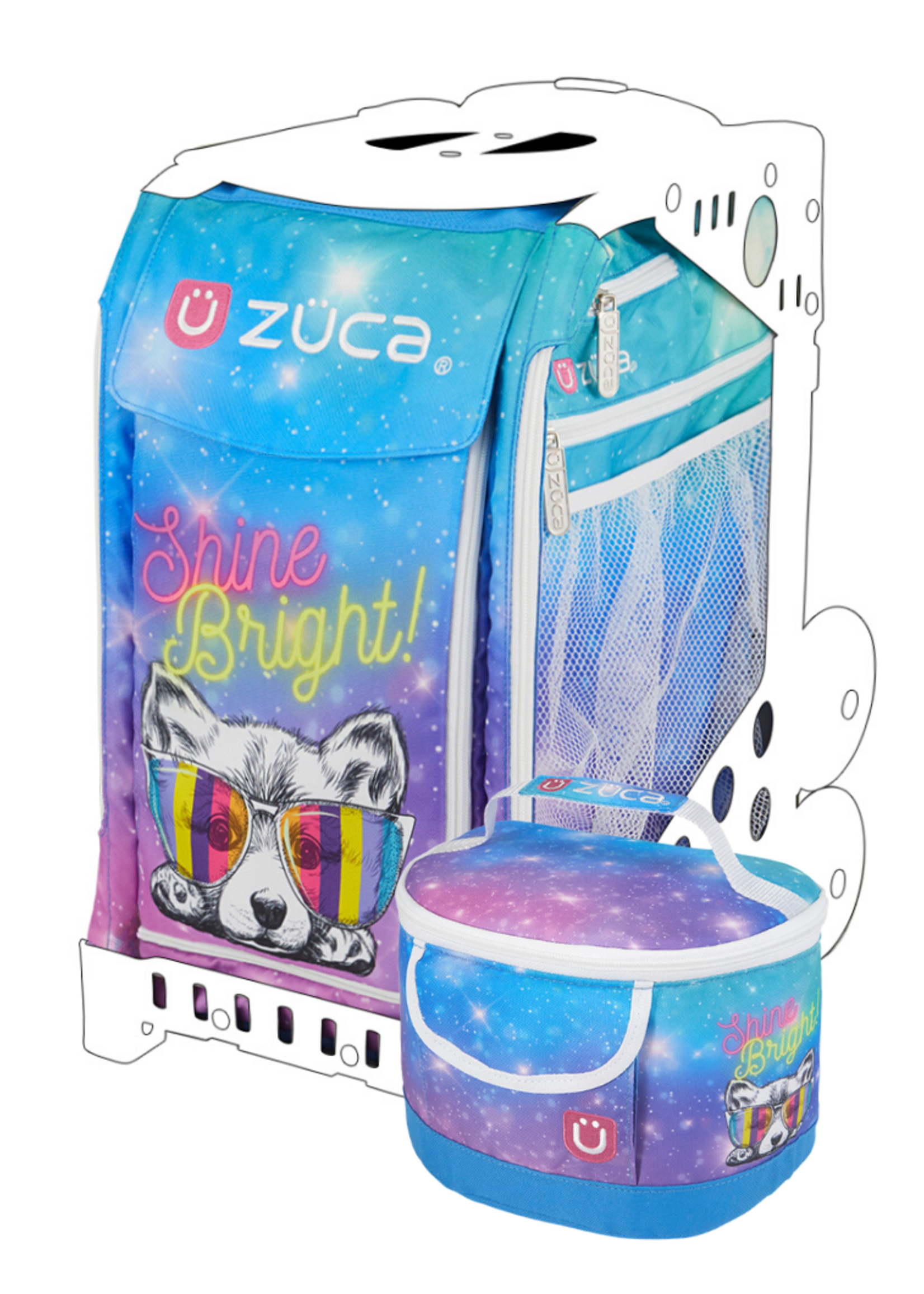 ZUCA Sac Zuca Shine Bright (avec boite a lunch)