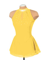 Jerry's Robe Solitaire Mesh Keyhole Crystalled F22008R