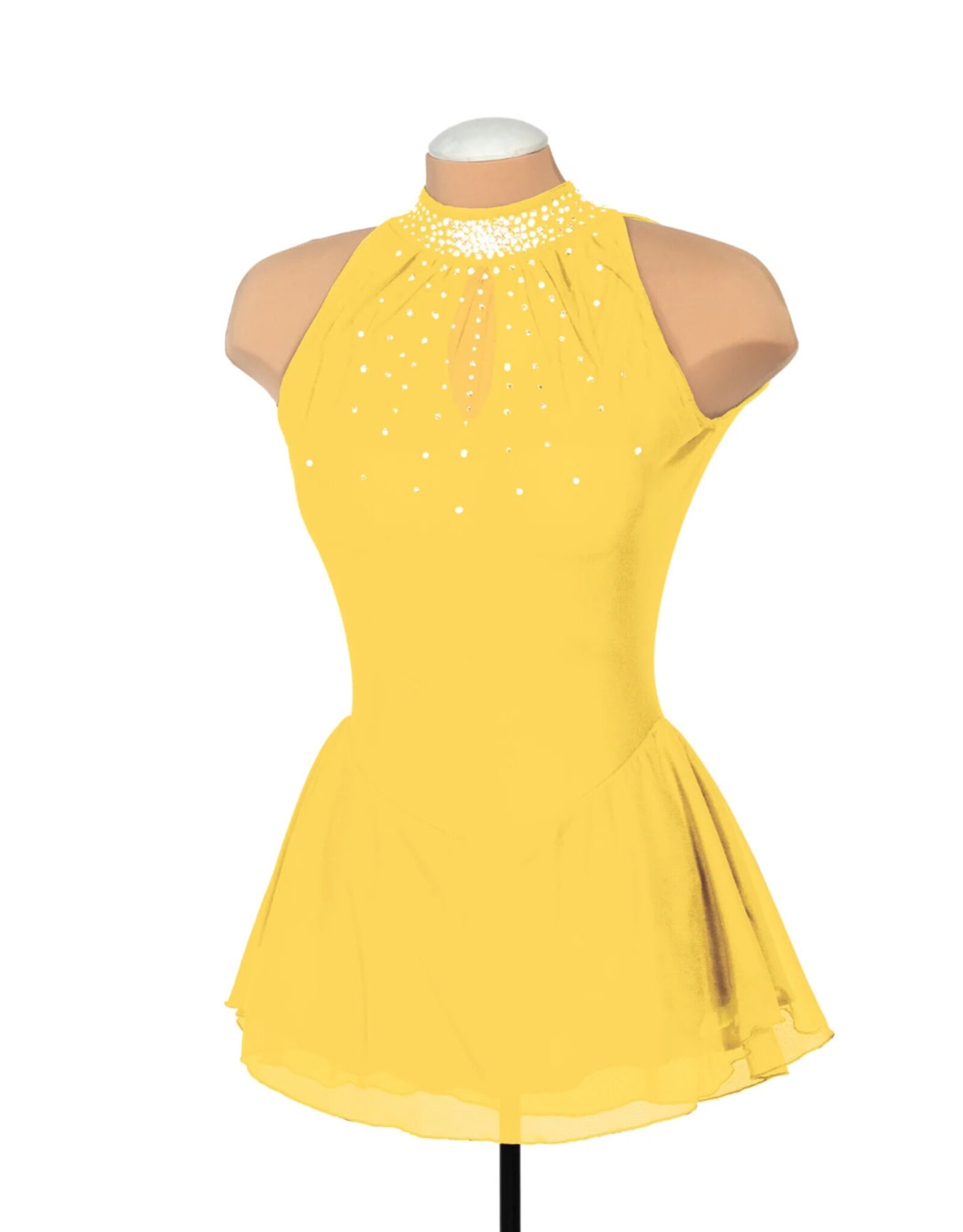 Jerry's Robe Solitaire Mesh Keyhole Crystalled F22008R