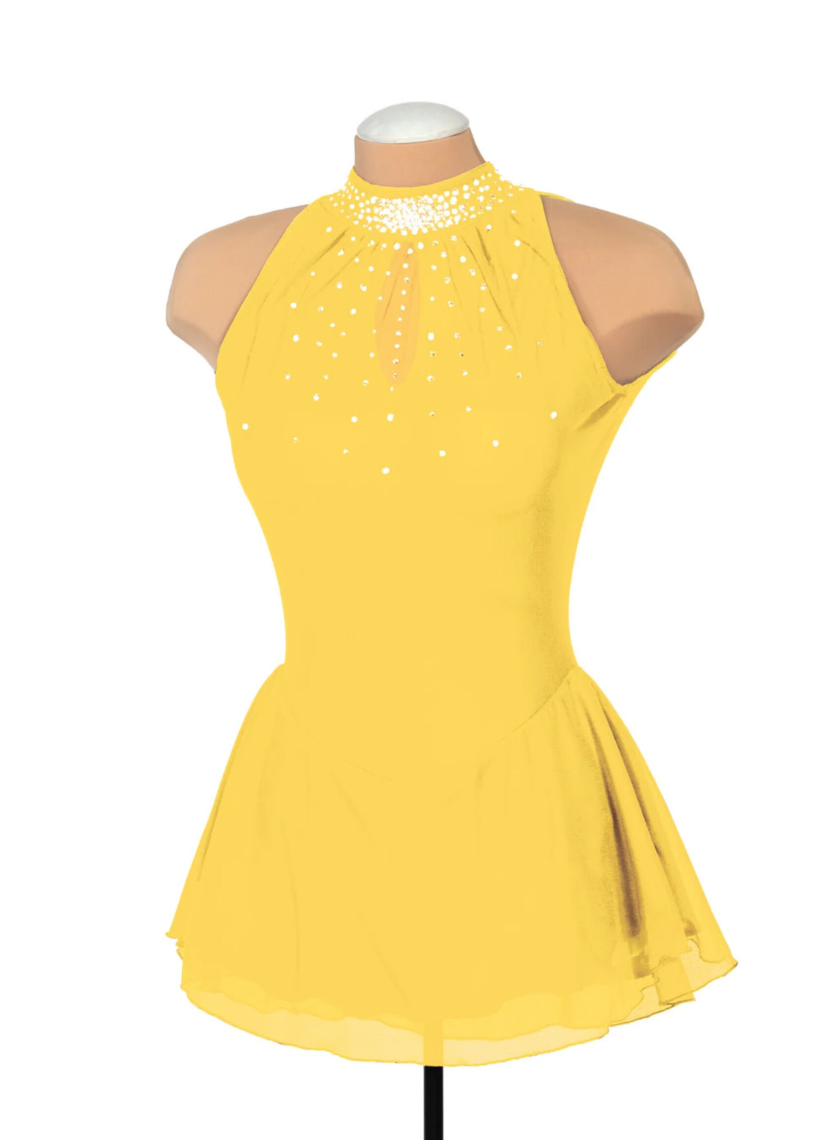 Jerry's Robe Solitaire Mesh Keyhole Crystalled F22008R