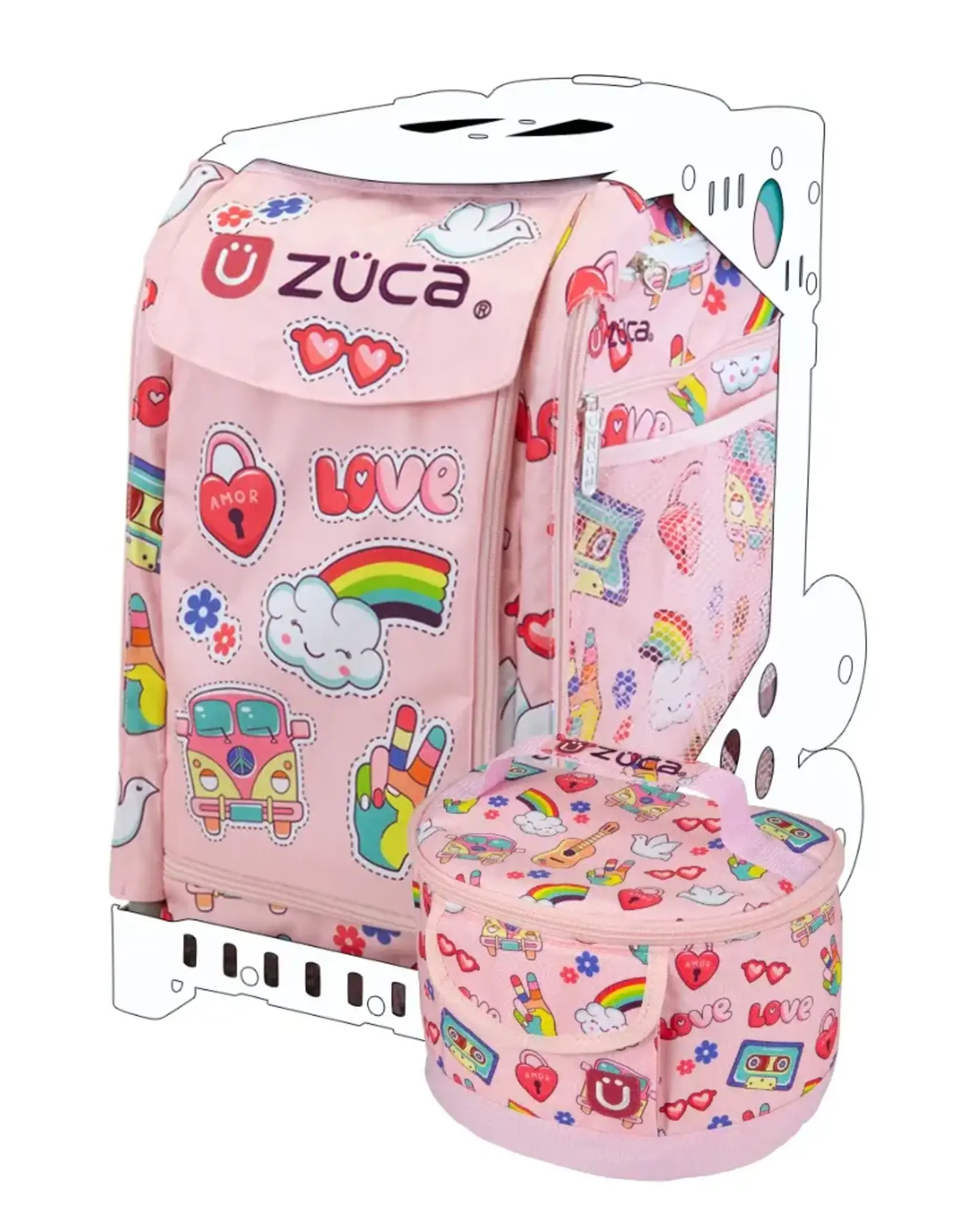 ZUCA Sac Zuca Groovy Vibes avec boîte à lunch