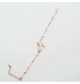 Brilliance & Melrose Bracelet Gold Braided Skating