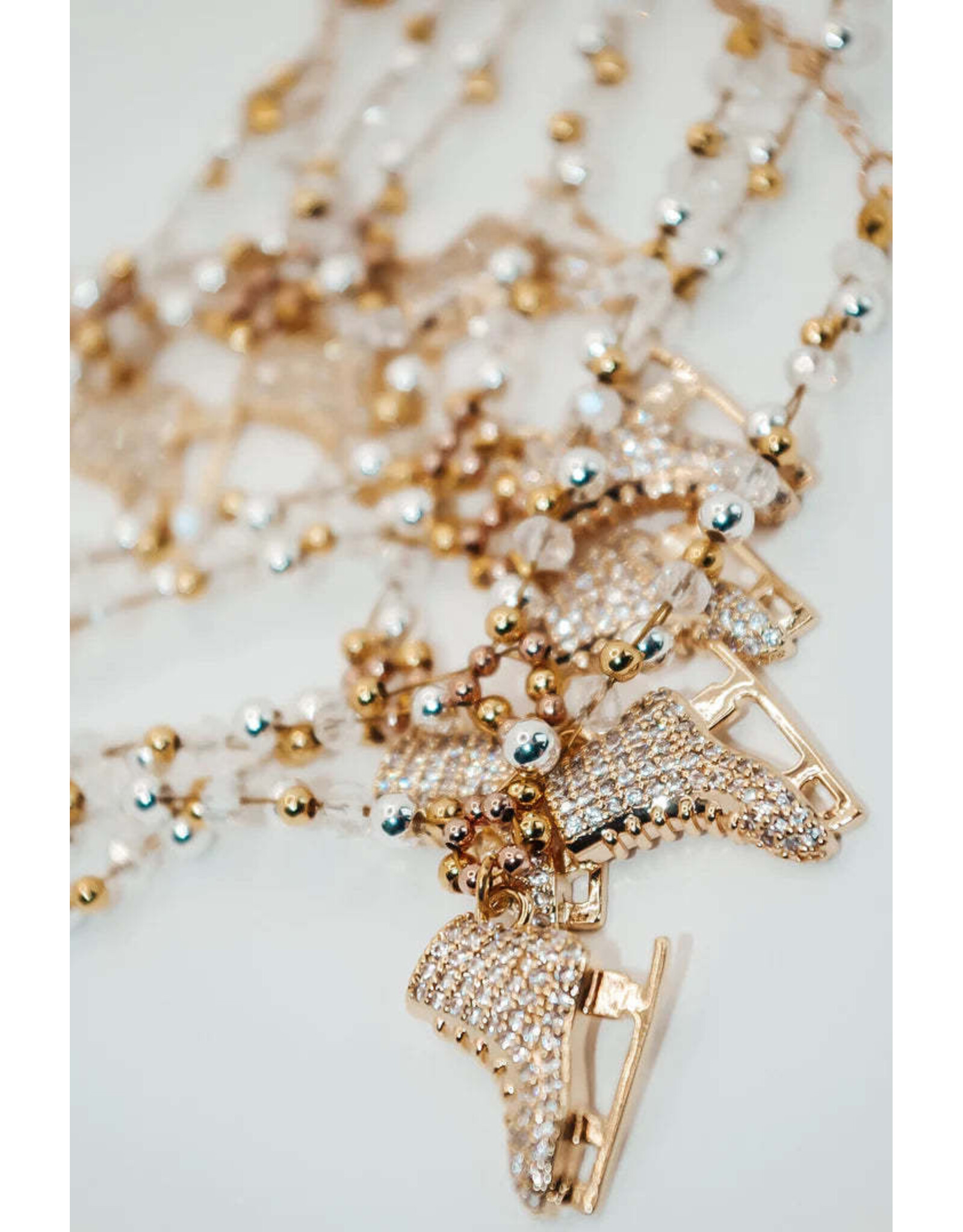 Brilliance & Melrose Bracelet Gold Braided Skating