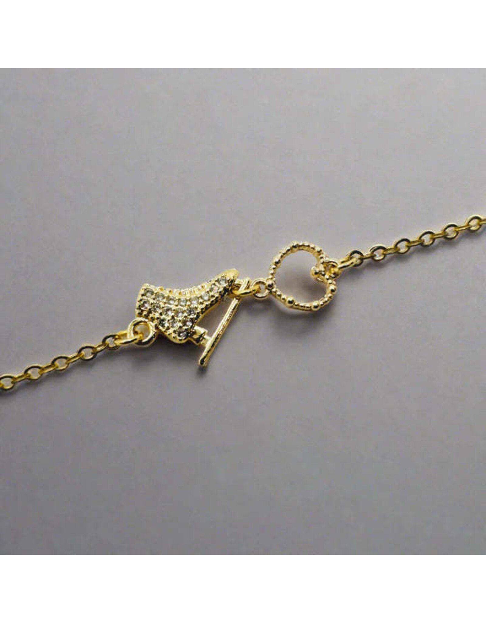 Brilliance & Melrose Bracelet Ice skate with your heart