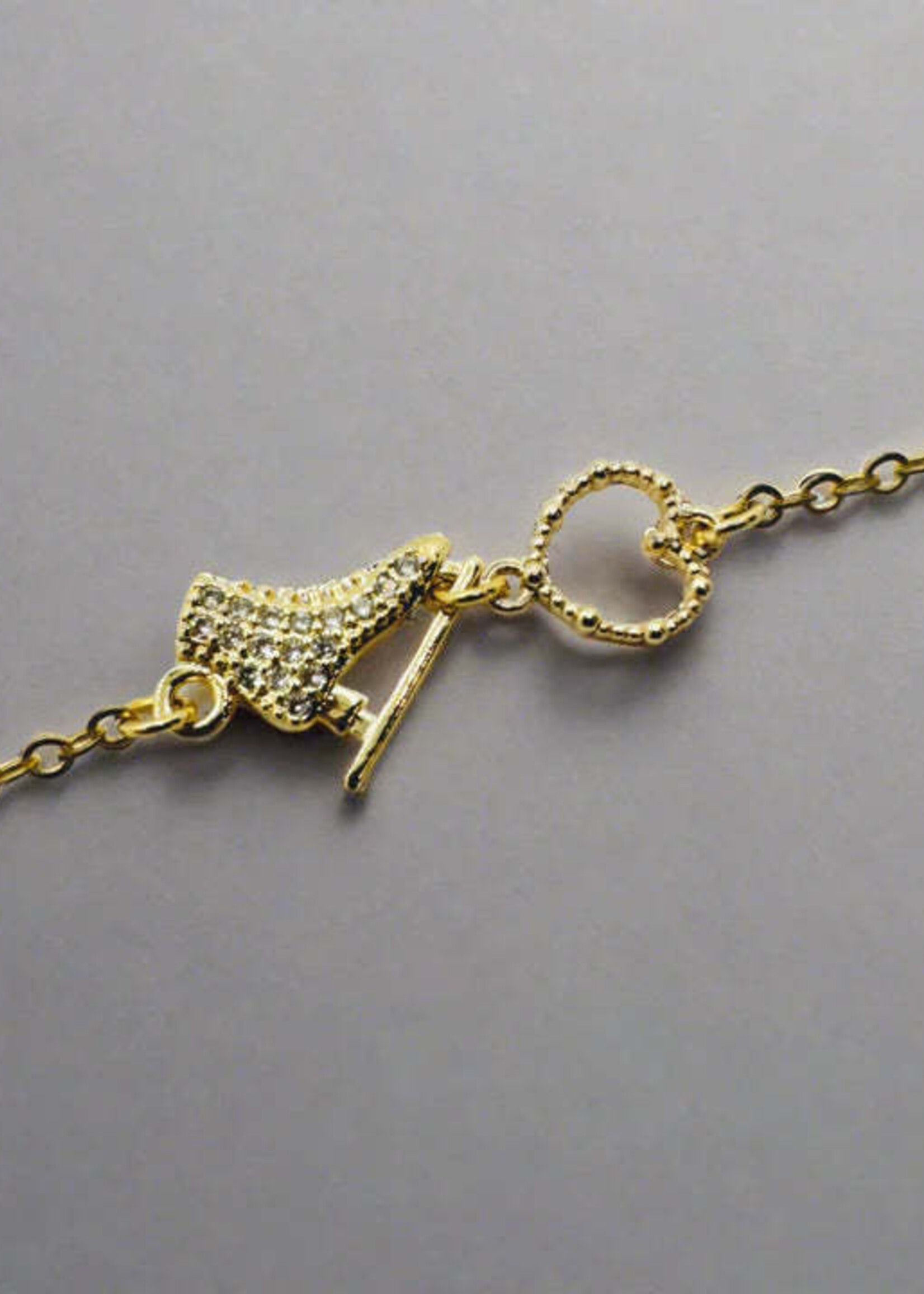 Brilliance & Melrose Bracelet Ice skate with your heart
