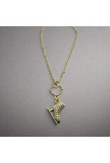 Brilliance & Melrose Collier Ice skate with your heart