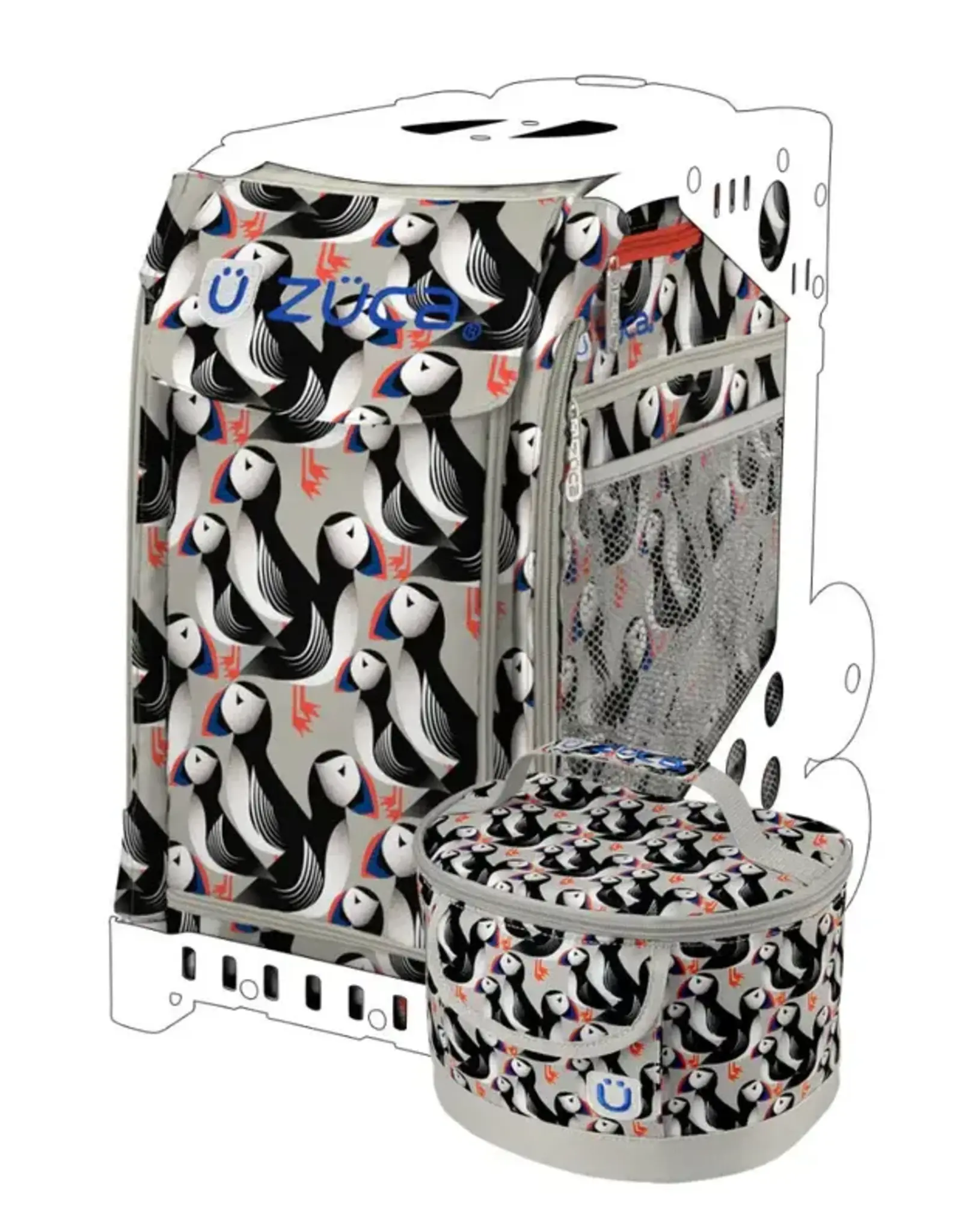 ZUCA Sac Zuca Playful Puffins (avec boite à lunch)