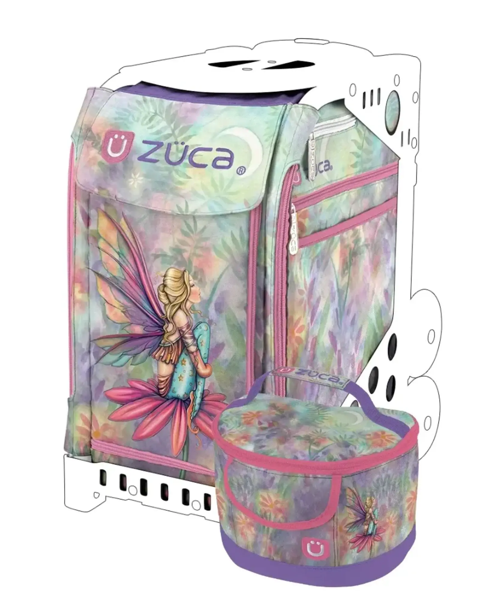 ZUCA Sac Zuca Fairy Fantasy avec boite à lunch