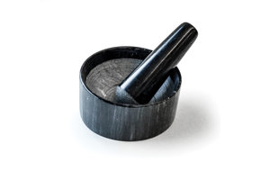 Mortar & Pestle Angled Blk