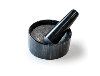 Mortar & Pestle Angled Blk