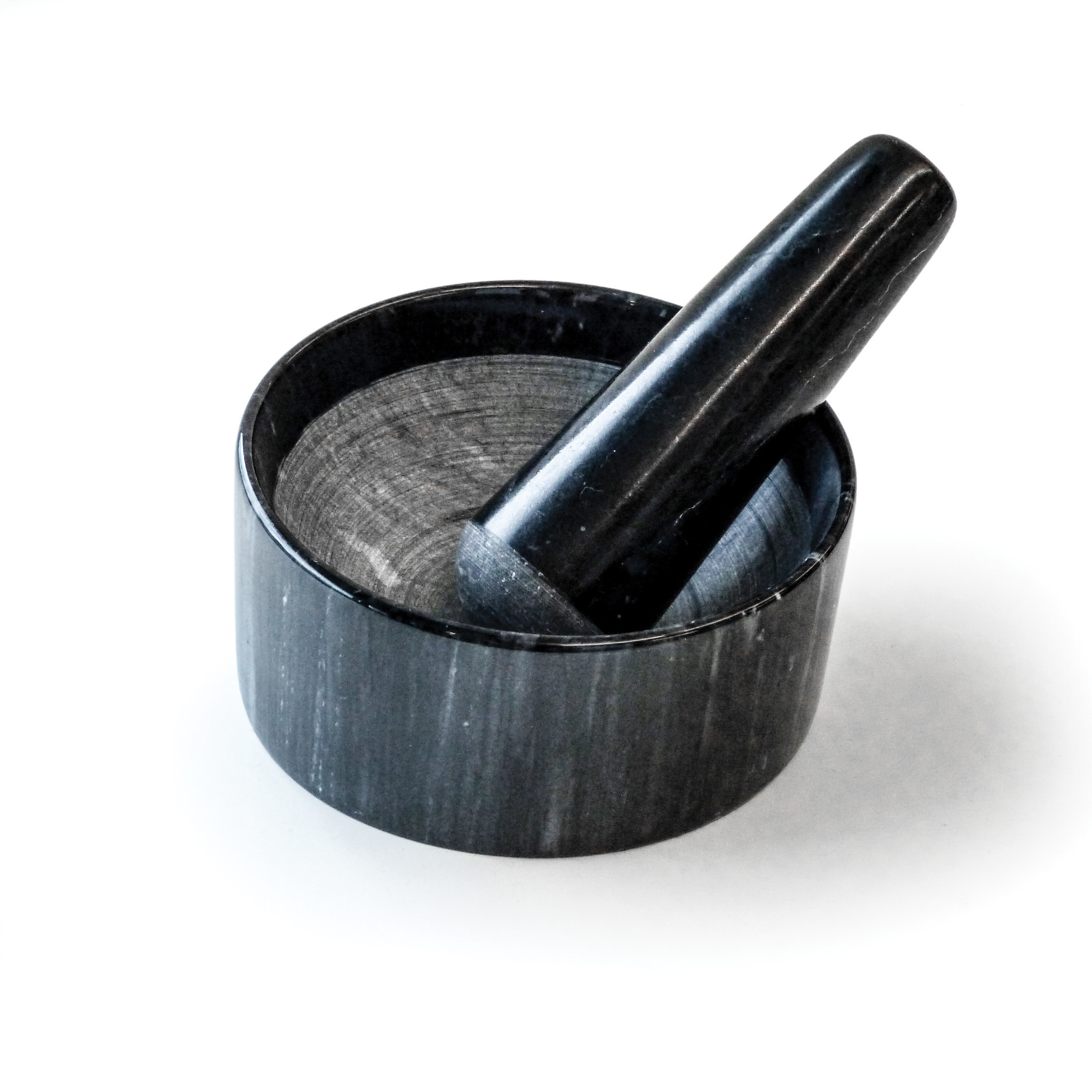 Mortar & Pestle Angled Blk