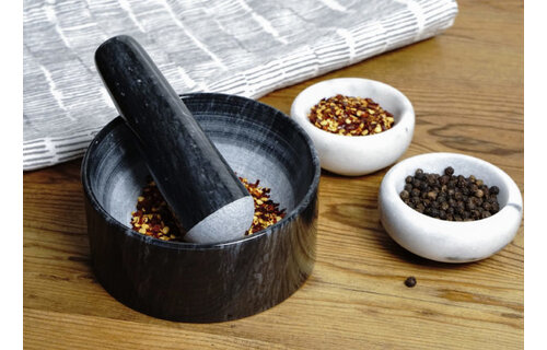 Mortar & Pestle Angled Blk