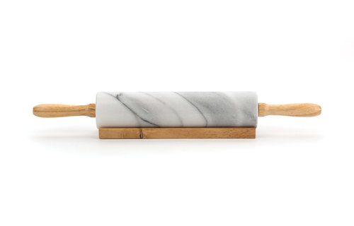 Rolling Pin White Marble