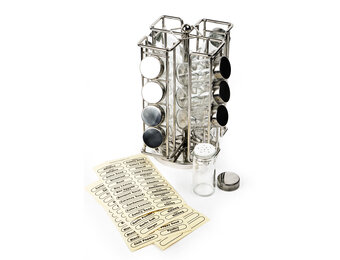 Spice Rack Set Revolving