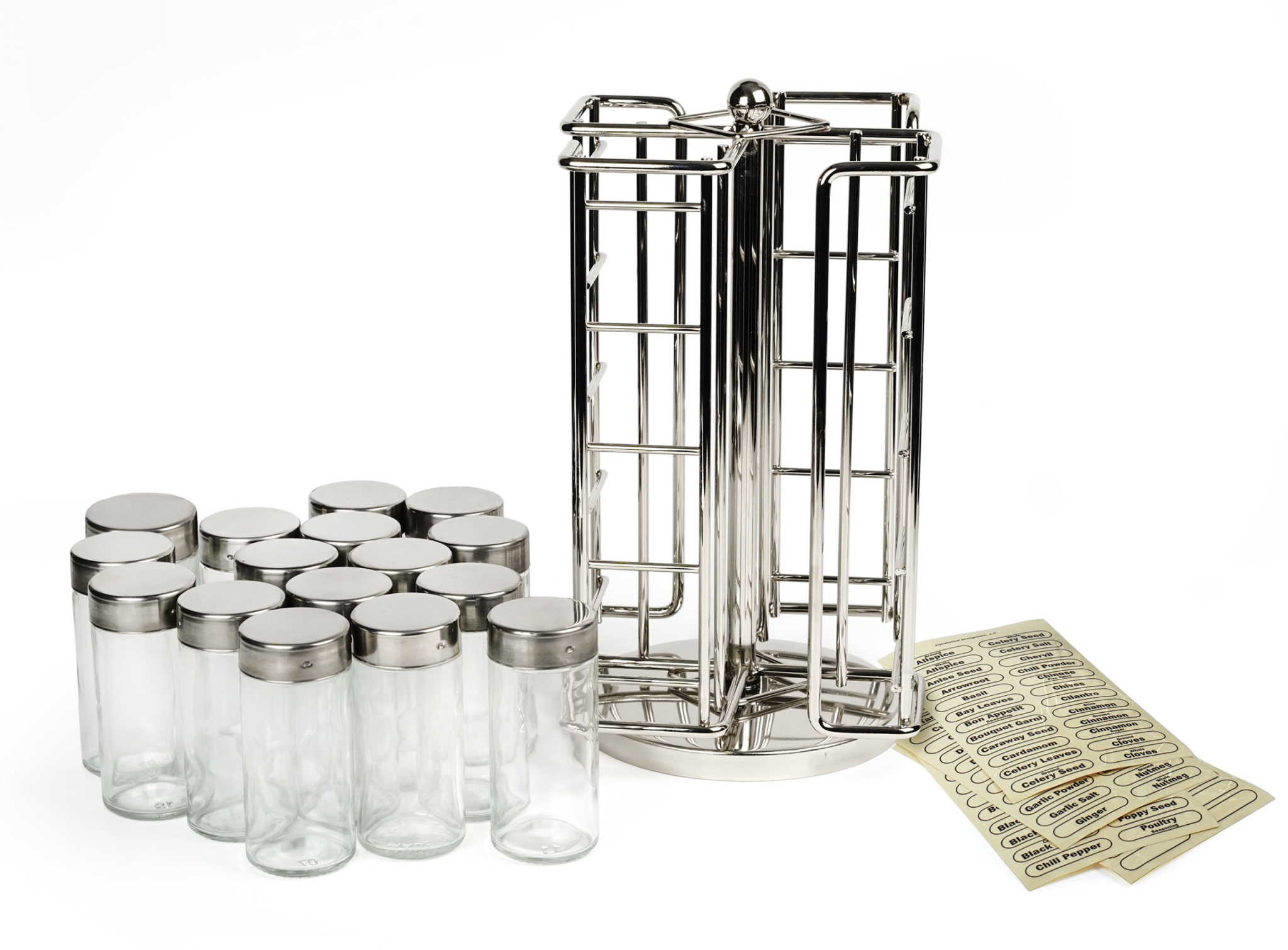 Spice Rack Set Revolving